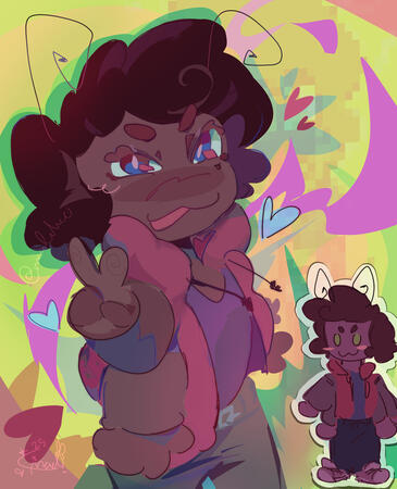 Art Trade Piece (OC not mine)